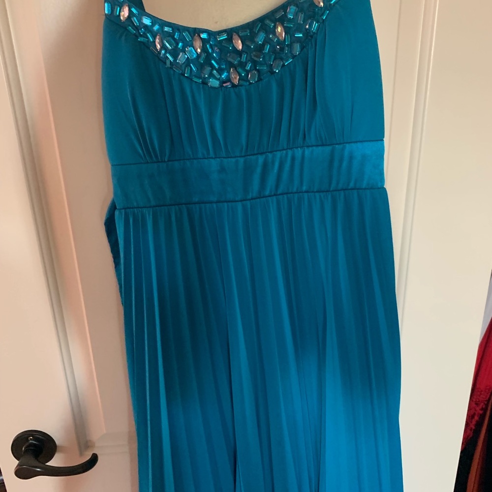 Blue gem party dress
